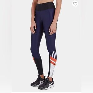P.E Nation KO Leggings Women's Navy and Black pants sport gym